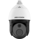Hikvision Digital Technology PTZ IP Dual / Lente Térmico 25 mm (384 X 288) / Lente óptico 32X (2 Megapixel) / 100 mts IR / Termografia / WDR 120 dB / Exterior IP66 / MicroSD