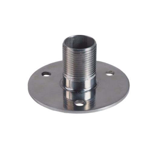 Shakespeare Montaje recto de 1", acero inoxidable, base con brida