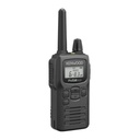 KENWOOD Radio portátil UHF 450-470 MHz, 2 W, 16 canales, Resistente a Golpes MIL-STD-810, manos libres VOX. Incluye antena, batería, cargador y clip