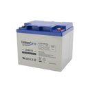 LINKEDPRO BY EPCOM Batería 12 Vcc / 40 Ah / UL / Tecnología AGM-VRLA / Para uso en equipo electrónico, Alarmas de Intrusión / Incendio/ Control de acceso / Video Vigilancia / T2