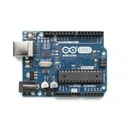 ARDUINO LLC Arduino UNO REV3 / Una gran herramienta para iniciar en el mundo de la electrónica y la programación,  Chip reemplazable,  Adaptador para batería 9v