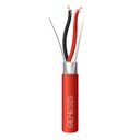 GENESIS Bobina de 305 Metros de Alambre / 2 x 16 AWG / Para Aplicaciones de Incendio FPLR / Blindado Sólido Color Rojo