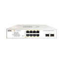 WI-TEK Switch Administrable PoE  / 8 puertos PoE af/at Gigabit /  2 x SFP Gigabit / Administración Cloud Gratuita / Presupuesto 120 W