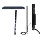 HOFFMAN PDU Básico de Montaje en Rack, Con 10 Salidas NEMA 5-15R y Protección Contra Sobretensiones,  Enchufe de Entrada NEMA 5-15P, de 19in, 1UR, 15 Amp, 120 Vca 
