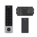 AccessPRO Mini Controlador de Acceso con Teclado Inalámbrico / Cuenta con Botón de Salida Inalámbrico / Soporta Tarjeta y Contraseña / Cuenta con Botón de Timbre
