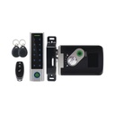 AccessPRO Kit de Cerradura Inteligente / Incluye Teclado y Control Remoto / Soporta Huella, Tarjeta y Contraseña / Teclado Metálico IP65