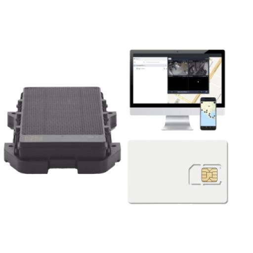 CONCOX KIT Localizador 4G con carga solar / Semiautónomo / Rastreo de contenedores / Cajas de tráiler / Alarma de sabotaje audible / Incluye Licencia vitalicia EPCOMGPSCODE y SIM de datos SIM500MB2Y 
