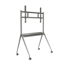 Hikvision Digital Technology Montaje de Piso Móvil para Pantallas de 86" y 98" / Compatible con VESA / Incluye Soporte para Pantalla