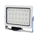 Hikvision Digital Technology Lampara IR de Luz Estroboscópica / Luz LED Alta Potencia / 28 Lámparas LED / Cuerpo de Aleación de Aluminio / Vidrio Templado / IP66 