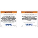 VIKING Señalamiento de Advertencia Almacenamiento de Cilindros | Sistemas de Extinción Oxeo