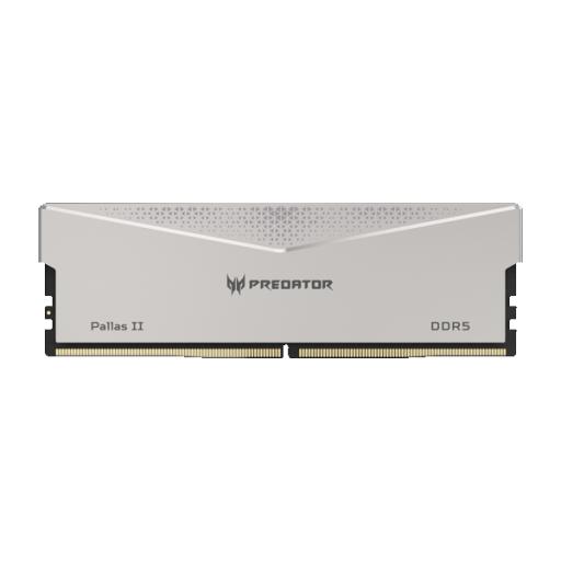 MEMORIA DIMM DDR5 PREDATOR (BL.9BWWR.350) PALLAS II, GAMING, 32GB (2X16GB) PLATA, 6000 MT/S CL30