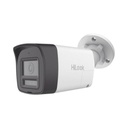 Hikvision Digital Technology [Audio Bidireccional + Dual Light + ColorVu] Bala TURBOHD 2 Megapixel (1080p) / Lente 2.8 mm / 30 mts IR EXIR + 20 mts Luz Blanca / Micrófono y Bocina Integrado / Exterior IP67 / Metal / dWDR