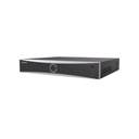 Hikvision Digital Technology NVR 12 Megapíxel (4K)  / 16 Canales IP / 16 Puertos PoE+ /ACUSENSE / Evita Falsas Alarmas)  / ANPR / Conteo de Personas / Reconocimiento Facial  / 4 Bahías de Disco Duro / Soporta POS / Alarmas I/O