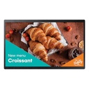 Samsung Pantalla Profesional LED de 24" / FHD (1920x1080p) /HDMI / Compatible VESA / Compatible con Samsung VXT y Magic info.