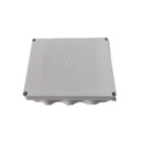 Linkedpro Caja de Conexiones Impermeable IP65, 10 Entradas, Dimensiones 200 x 155 x 80 mm, para Instalaciones Industriales, Comerciales y Residenciales, Incluye Tornillería para su Instalación