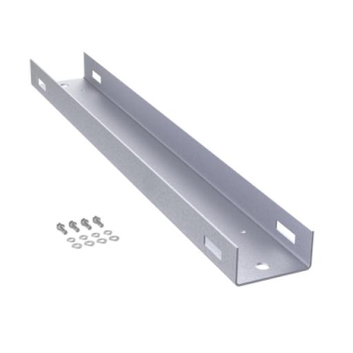 HOFFMAN Montaje de Poste Para Gabinetes OSP ComLine de 1200 mm de alto (25 UR), De Aluminio, Color Negro