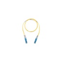 Panduit Jumper de Fibra Optica Monomodo 9/125 OS2, LC-LC Duplex, LSZH (Cero Halógenos), Color Amarillo, 1 Metro
