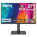 Benq Monitor BenQ PD2706QN 27 in Pul IPS LED 2K   2560X1440