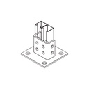 ANCLO Base Interior tipo T para Perfil Sencillo.