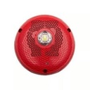 System Sensor Bocina con Lámpara Estroboscópica, Montaje en Pared, Color Rojo, Nuevo Diseño Moderno y Elegante y Menor Consumo de Corriente