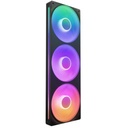 VENTILADOR P/GABINETE NZXT (RF-U36HF-B1) U360, 360MM HUB-MOUNTED RGB UNI-BODY FAN, NEGRO