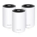 TPLINK Router Inalámbrico MESH Interior para Hogar / Doble Banda Wi-Fi 6E AX5400 Mbps / 3 Puerto Gigabit WAN/LAN / 4 Antenas Internas / Administración Mediante la App Deco (iOS, Android) / Protección HomeShield