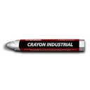Dixon Crayón de Cera Industrial  Dixon Blanco Caja con 10 Piezas