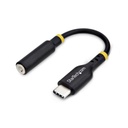StarTech.com ADAPTADOR DE AUDIO USB-C A 3.5MM TRRS MINIJACK USB TIPO C