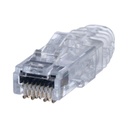 Panduit Plug RJ45 Cat6 de 3 Piezas, Para Cable UTP de Calibre 23-24 AWG, Chapado en Oro de 50 micras, Paquete de 100 piezas