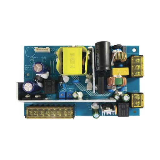 Epcom Tablilla de Fuente de alimentación de 1 salida 11-15 Vcc 5 A / Compatible con batería de respaldo y temporizador integrado / Voltaje de entrada 96-264 Vca