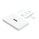 Ubiquiti Networks UniFi Dream Wall Machine, TODO en uno: Cloud Gateway: Administre todas las aplicaciones UniFi / Switch 17 puertos GbE POE/ WiFi 6 Mu-MIMO 4x4 / almacenamiento interno 128 GB SSD (expandible con bahia)