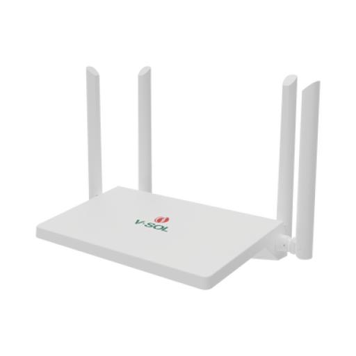 V-SOL Router Inalámbrico/ WiFi 6 / 4 puertos LAN Gigabit/ Soporta Mesh / Diseño Compacto