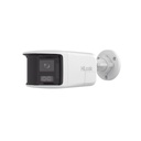 Hikvision Digital Technology [Dual Light] Bala IP 8 Megapixel / Imagen Panorámica 180°/ PoE / Micrófono y Bocina Integrado / Exterior IP67 / Audio Bidireccional / Alarma Visual y Auditiva Integrada / Smart Supplement Light / Micro SD 512 GB