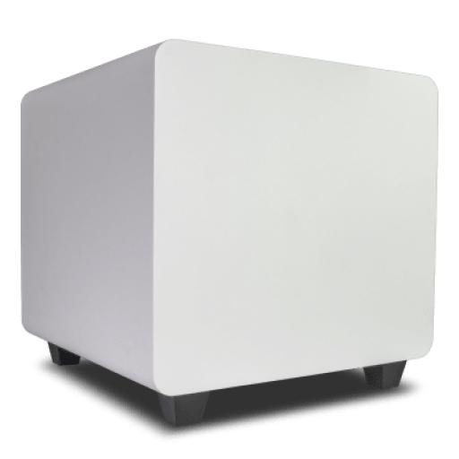 [TRUAUDIO_DFS10WT] TRUAUDIO Subwoofer Activo de 10in | Diseño Down-Firing | 300W RMS | Recinto Sellado | Acabado Blanco