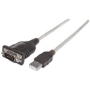 Manhattan Convertidor USB Manhattan a Serial DB9 0.4m Chip FTDI FT232