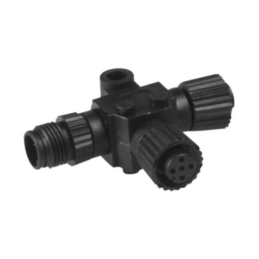 Simrad Conector Micro-C T N2K-T-RD / Para Conexión de Dispositivos de Red Adicionales / Compatible con Redes NMEA 2000