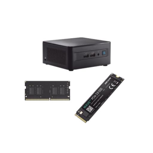ASUS ASUS NUC KIT / ESTACION DE TRABAJO / CORE I5 12VA GENERACION / RAM 8GB / SSD 256