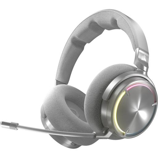 AUDIFONOS CORSAIR (CA-9011373-WW) VIRTUOSO MAX WIRELESS PLATA ,MIC COMP, PC, MAC, PS5