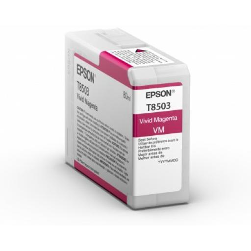 [EPSON_T85030N] Epson Tinta Epson SC-P800 80ml Color Magenta Vivo