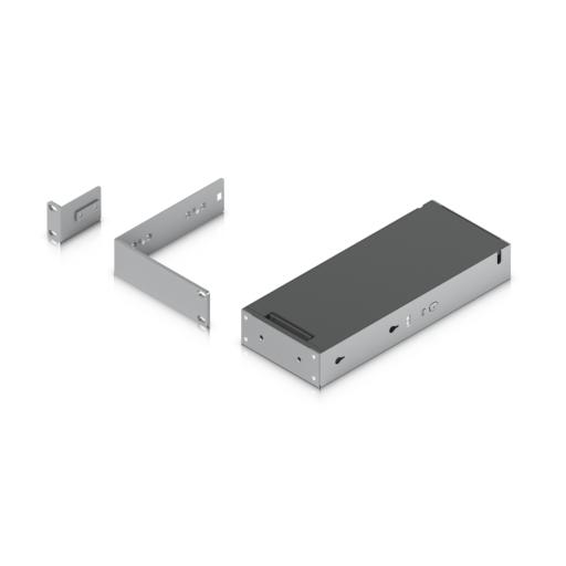 Ubiquiti Networks Kit para instalar en rack switches USW-PRO-MAX-16-POE o USW-PRO-MAX-16, 1UR, con base para fuente de alimentación y cable