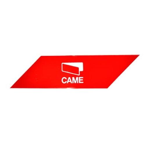 CAME Paquete con 24 bandas rojas reflejantes adhesivas para mastil 001G0401