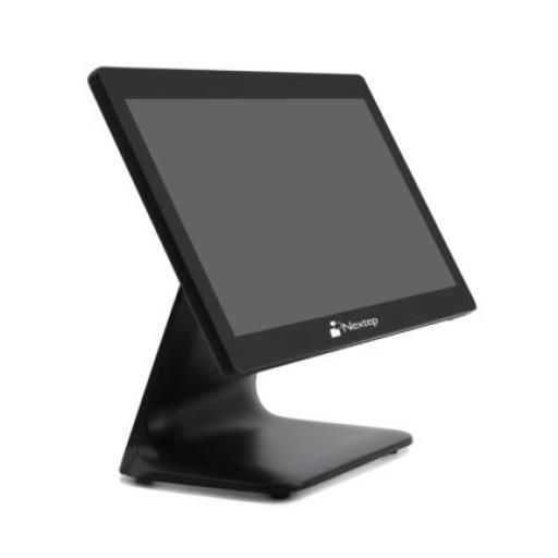 Nextep Monitor Touch Screen Punto de Venta Nextep 15.6 Pulgadas LCD Alto Brillo y Resolucion Con Base