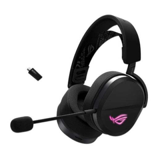 [ASUS_A501 ROG PELTA/BLK] AUDIFONOS ASUS (A501 ROG PELTA/BLK) ROG PELTA WIRELESS, C/MIC, 60HRS, NEGRO