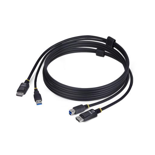 [STARTECH.COM_DU1226-KVM-CABLE] StarTech.com DISPLAYPORT AND USB3.0 5GBPS KVM CABLE 1.8M