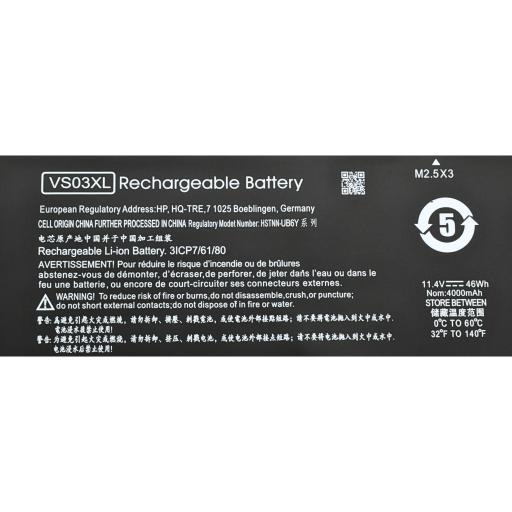 Baterias para Laptops OVALTECH OTHVS03XL