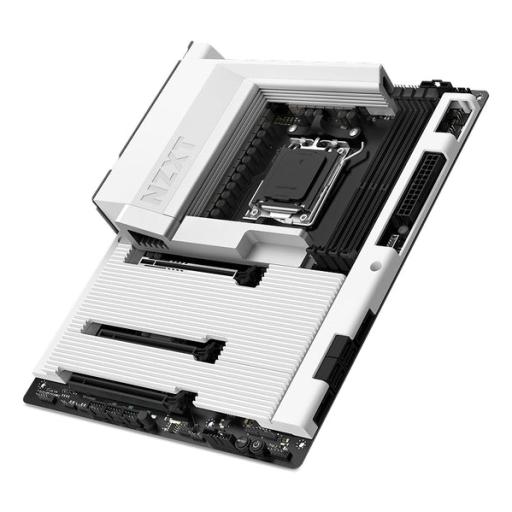 MOTHERBOARD NZXT (N7-B85XT-W1 ) N7 B850, AMD AM5, WI-FI, CUBIERTA BLANCA