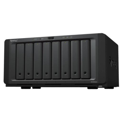 Synology Servidor de Almacenamiento NAS Synology DiskStation DS1823xs+ | 8 Bahías | 144 TB Bruto | Expansión hasta 324 TB | 10GbE | RAID F1,0,1,5,6,10 | Caché SSD.
