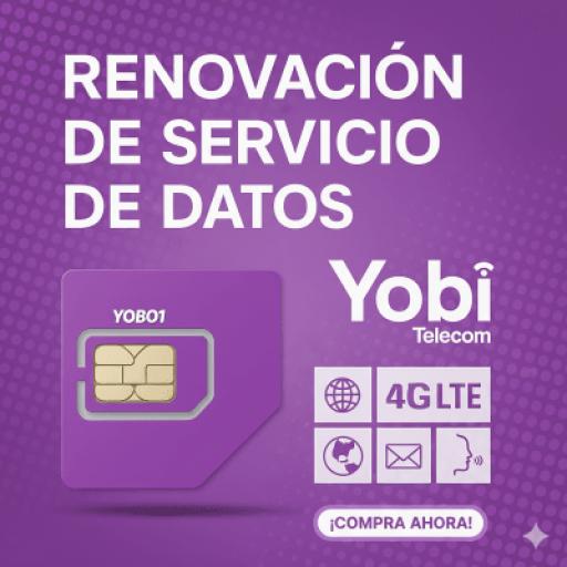[YOBI_RENO1GBYOBI] YOBI Renovación de plan anual de servicio de 1GB para SIM Yobi