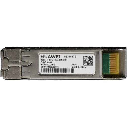 [HUAWEI_OSX010000] Huawei Transceptor Optico SFP+ MiniGibic / 10Gbps de velocidad / Monomodo / 1310nm / Hasta 10km de distancia / Conector LC