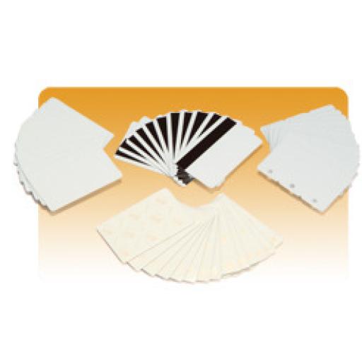 [ZEBRA_104524-101] Zebra ZEBRA WHITE PVC 30MIL CARDS 500 PER BOX